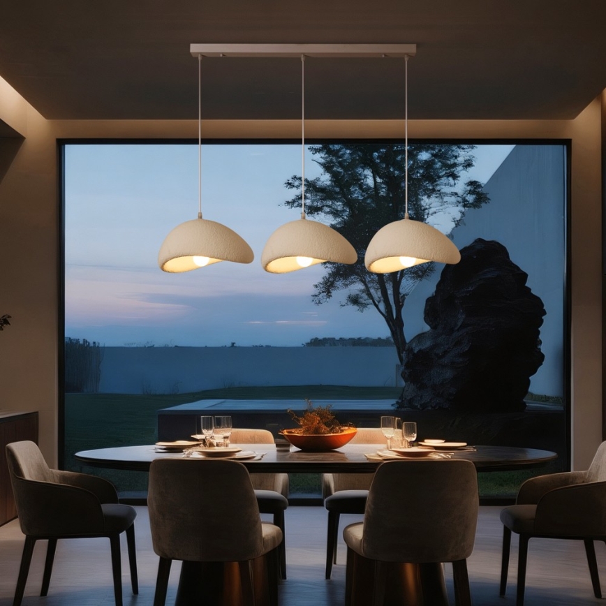 BRILAGI - Lustra uz troses WABI SABI 3xE27/60W/230V balta