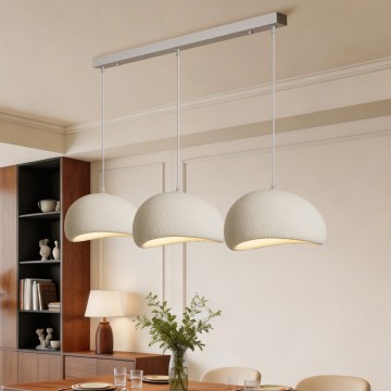 BRILAGI - Lustra uz troses WABI SABI 3xE27/60W/230V balta