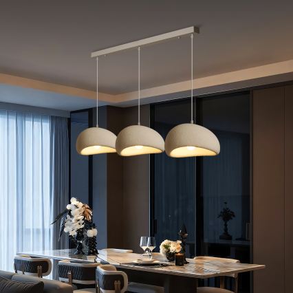 BRILAGI - Lustra uz troses WABI SABI 3xE27/60W/230V balta