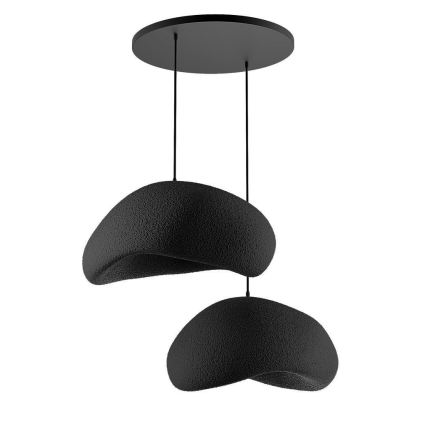 Brilagi - Lustra uz vada WABI SABI 2xE27/40W/230V Ø 60 cm melna
