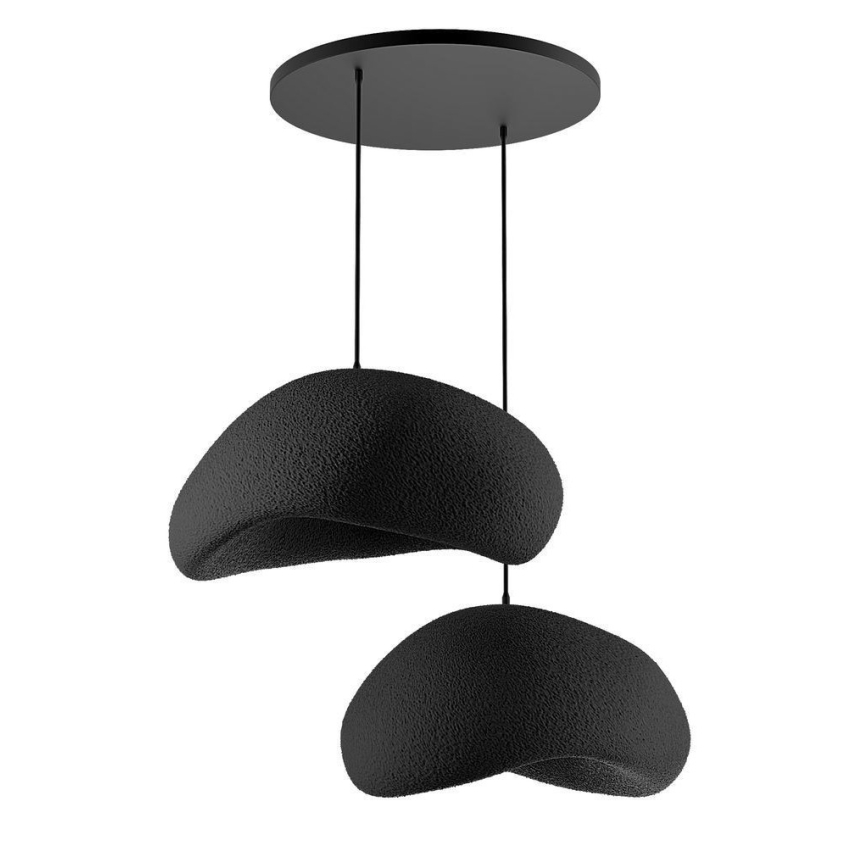 Brilagi - Lustra uz vada WABI SABI 2xE27/40W/230V Ø 60 cm melna