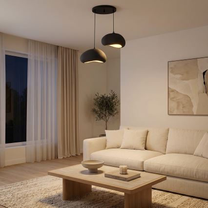 Brilagi - Lustra uz vada WABI SABI 2xE27/40W/230V Ø 60 cm melna