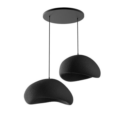Brilagi - Lustra uz vada WABI SABI 2xE27/40W/230V Ø 60 cm melna