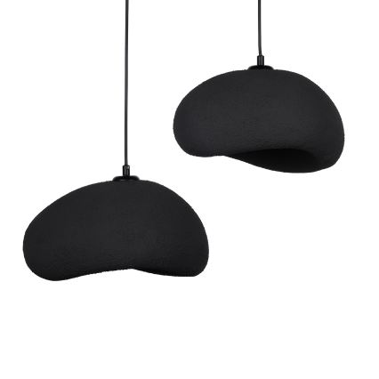 Brilagi - Lustra uz vada WABI SABI 2xE27/40W/230V Ø 60 cm melna