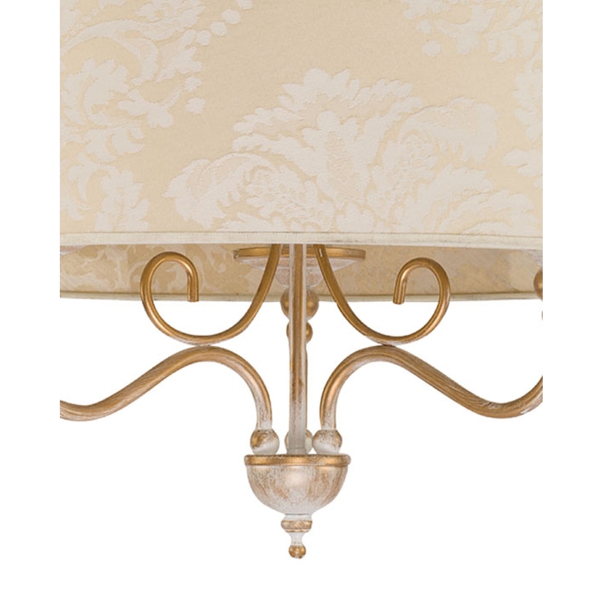 BRILAGI - Lustrs ar ķēdi SONIA 3xE27/15W/230V Ø 56 cm krēmkrāsa/patina