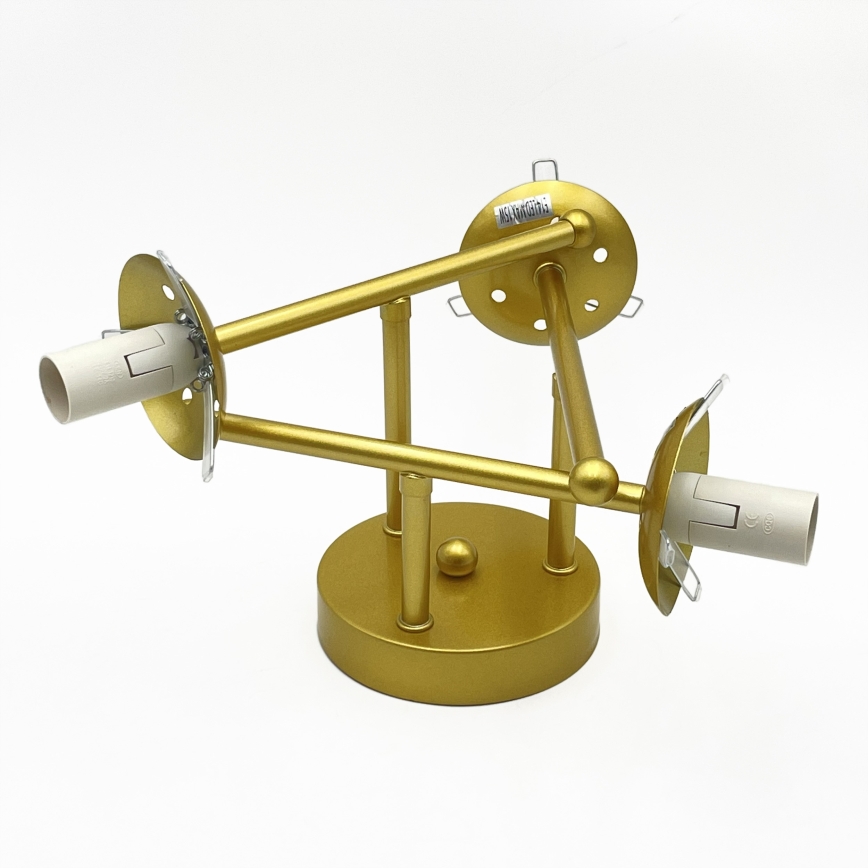 Brilagi - MALIVA uz virsmas piestiprināma griestu lustra 3xE14/15W/230V zelta/balta