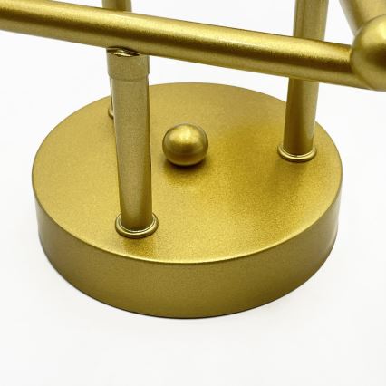 Brilagi - MALIVA uz virsmas piestiprināma griestu lustra 3xE14/15W/230V zelta/balta