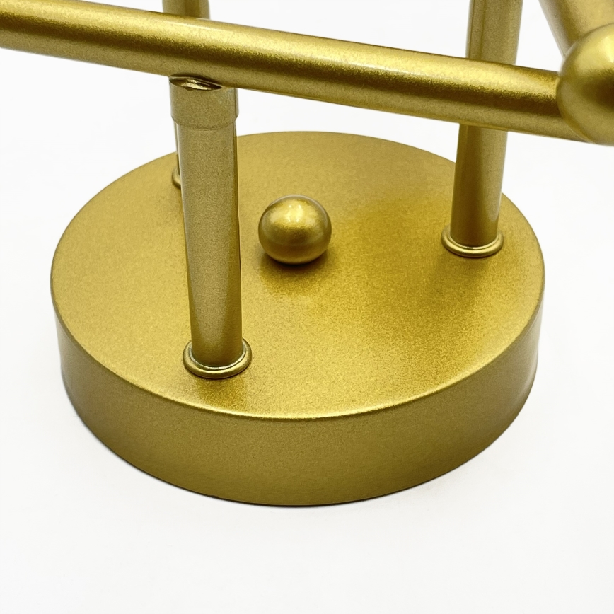 Brilagi - MALIVA uz virsmas piestiprināma griestu lustra 3xE14/15W/230V zelta/balta