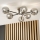 Brilagi - MALIVA virsmas griestu lampa 6xE14/15W/230V matēts hroms/dūmaina