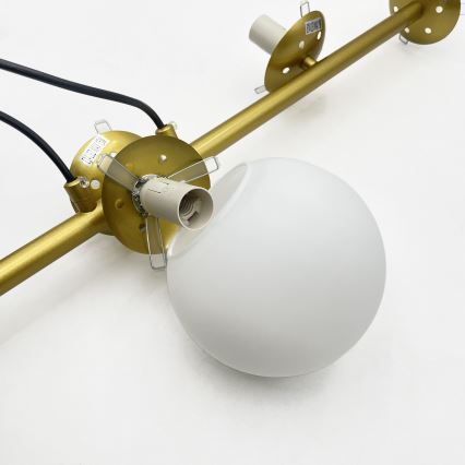 Brilagi - MALONY pakarāma lustra uz stieples 6xE14/20W/230V zelta