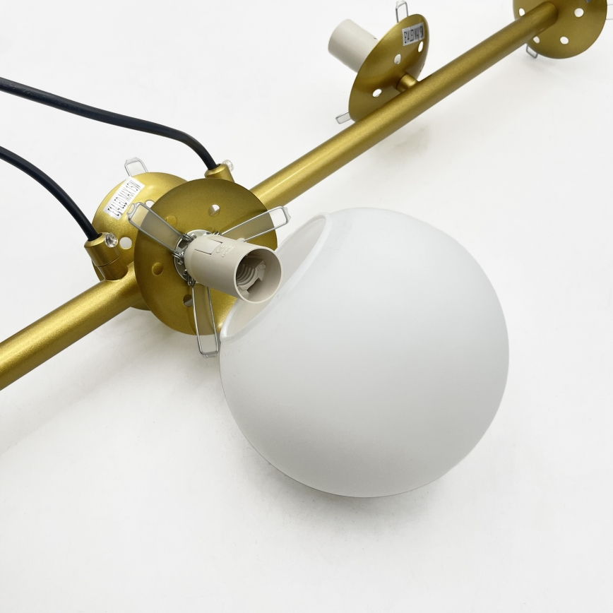 Brilagi - MALONY pakarāma lustra uz stieples 6xE14/20W/230V zelta