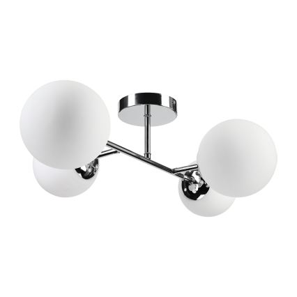 Brilagi - MALONY pieglaustā griestu lampa 4xE14/20W/230V, spīdīgs hroms