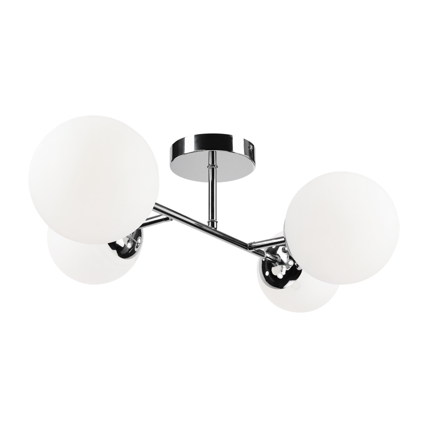 Brilagi - MALONY pieglaustā griestu lampa 4xE14/20W/230V, spīdīgs hroms