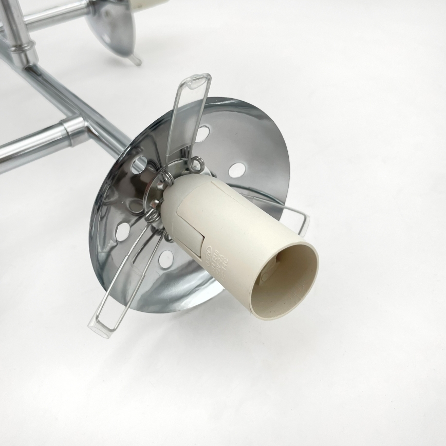 Brilagi - MALONY pieglaustā griestu lampa 4xE14/20W/230V, spīdīgs hroms