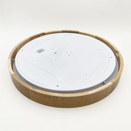 Brilagi - LED dimējams griestu gaismeklis MANAROLA SMART LED/36W/230V 3000-6000K Wi-Fi Tuya Beacon Ø 51 cm ozols + tālvadības pults