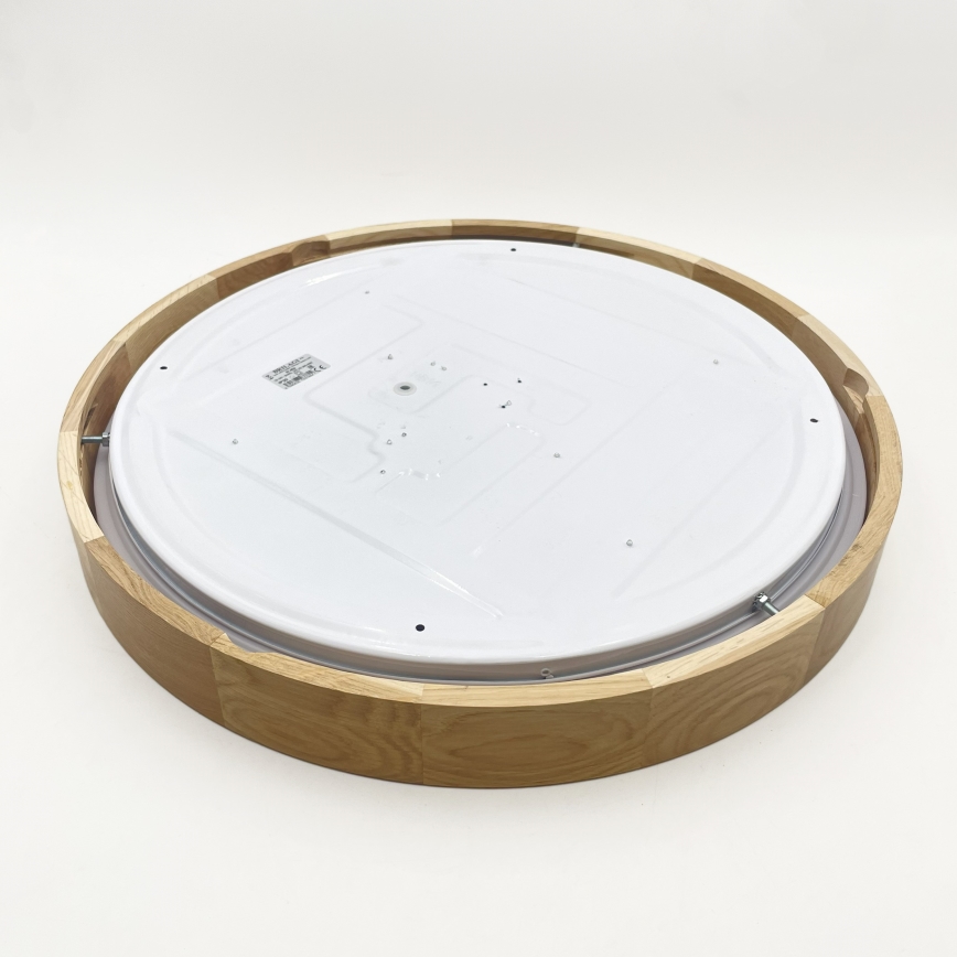 Brilagi - LED dimējams griestu gaismeklis MANAROLA SMART LED/36W/230V 3000-6000K Wi-Fi Tuya Beacon Ø 51 cm ozols + tālvadības pults