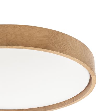 Brilagi - LED dimējams griestu gaismeklis MANAROLA SMART LED/36W/230V 3000-6000K Wi-Fi Tuya Beacon Ø 51 cm ozols + tālvadības pults