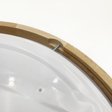 Brilagi - LED dimējams griestu gaismeklis MANAROLA SMART LED/36W/230V 3000-6000K Wi-Fi Tuya Beacon Ø 51 cm ozols + tālvadības pults