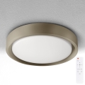 Brilagi - MATTEO dimējams LED griestu gaismeklis 60W/230V, 3000–6500K, Ø 51,5 cm, taupe, ar tālvadības pulti