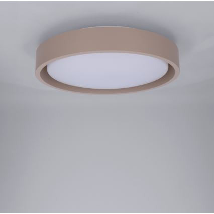 Brilagi - MATTEO LED griestu gaismeklis LED/24W/230V Ø 31 cm brūngpelēks