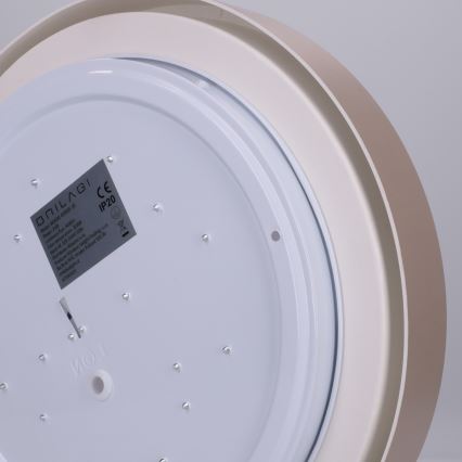 Brilagi - MATTEO LED griestu gaismeklis LED/24W/230V Ø 31 cm brūngpelēks