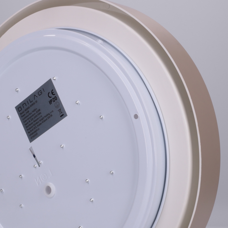 Brilagi - MATTEO LED griestu gaismeklis LED/24W/230V Ø 31 cm brūngpelēks
