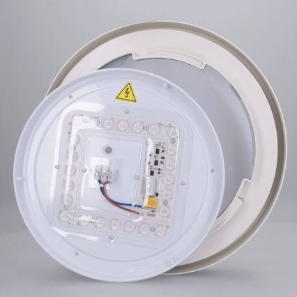 Brilagi - MATTEO LED griestu gaismeklis LED/24W/230V Ø 31 cm brūngpelēks