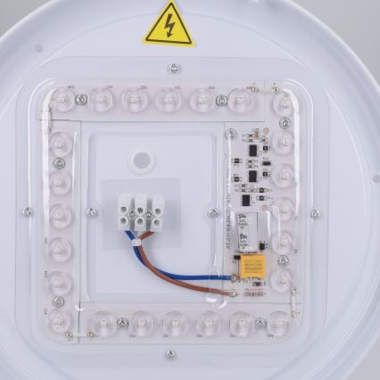 Brilagi - MATTEO LED griestu gaismeklis LED/24W/230V Ø 31 cm brūngpelēks
