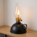 Brilagi - MERLIN petrolejas lampa melna
