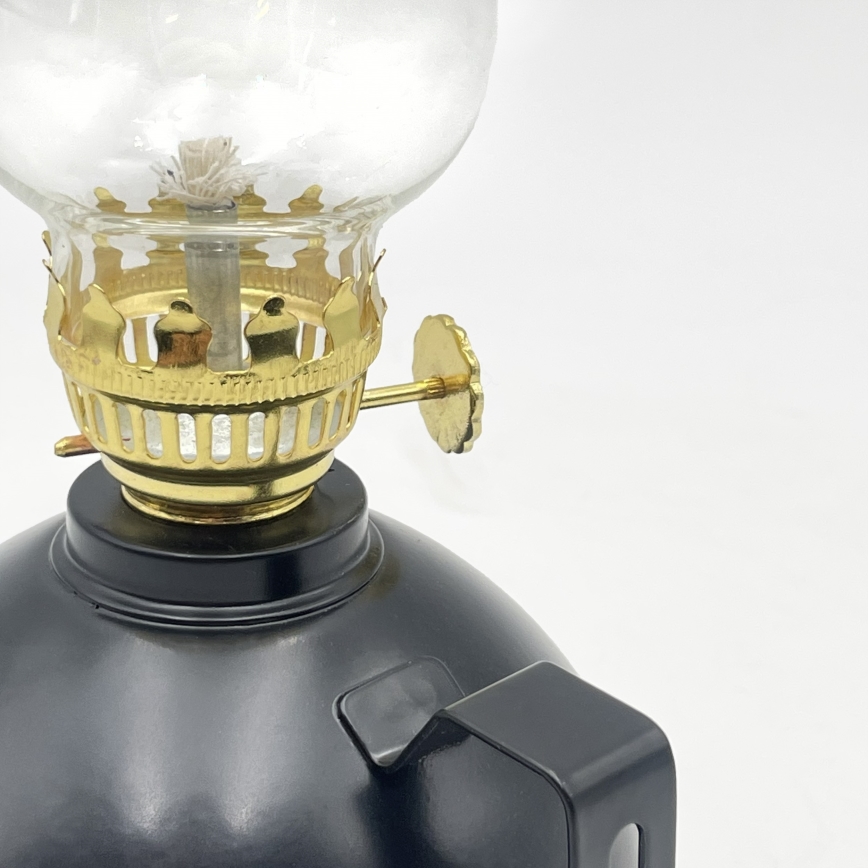 Brilagi - MERLIN petrolejas lampa melna