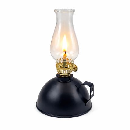 Brilagi - MERLIN petrolejas lampa melna