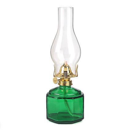 Brilagi - MERLIN petrolejas lampa zaļa