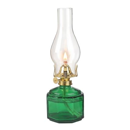 Brilagi - MERLIN petrolejas lampa zaļa