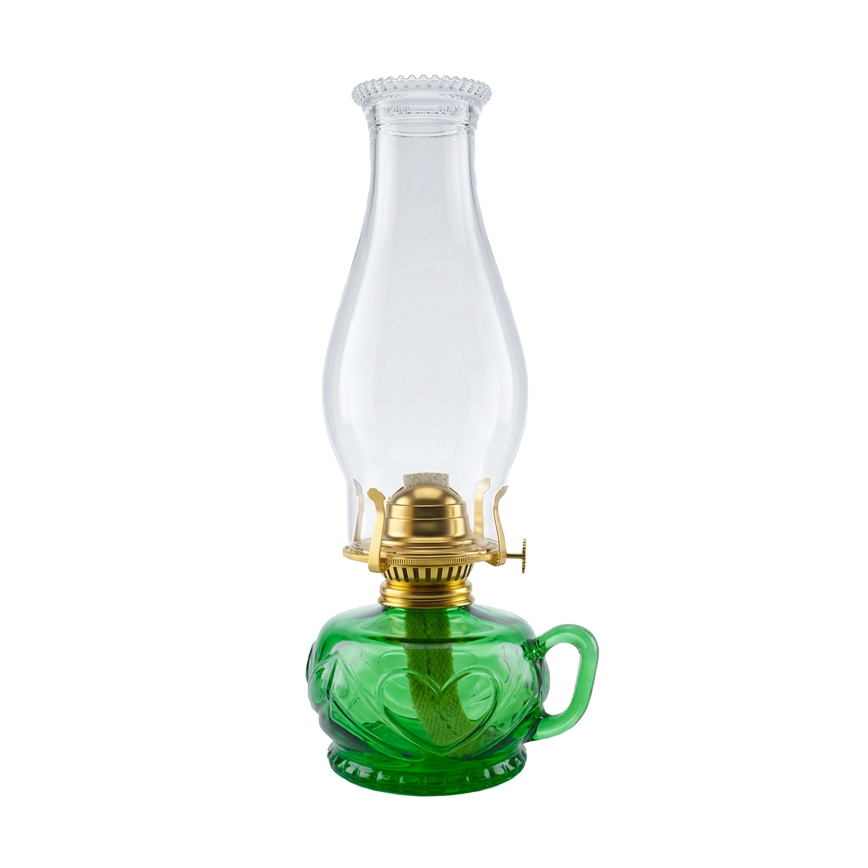 Brilagi - MERLIN petrolejas lampa, zaļa