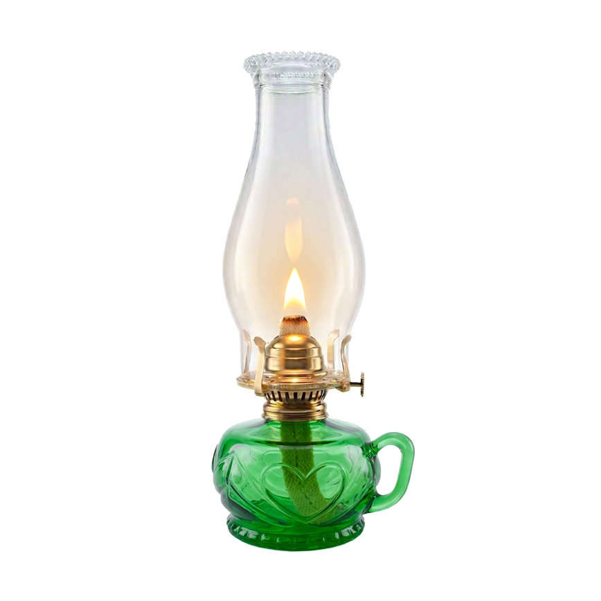 Brilagi - MERLIN petrolejas lampa, zaļa