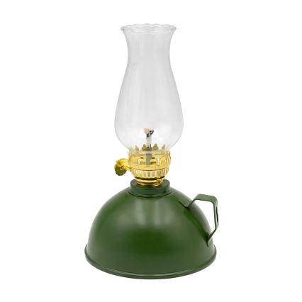 Brilagi - MERLIN zaļa petrolejas lampa
