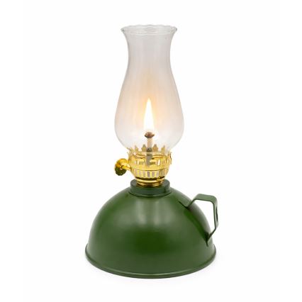 Brilagi - MERLIN zaļa petrolejas lampa