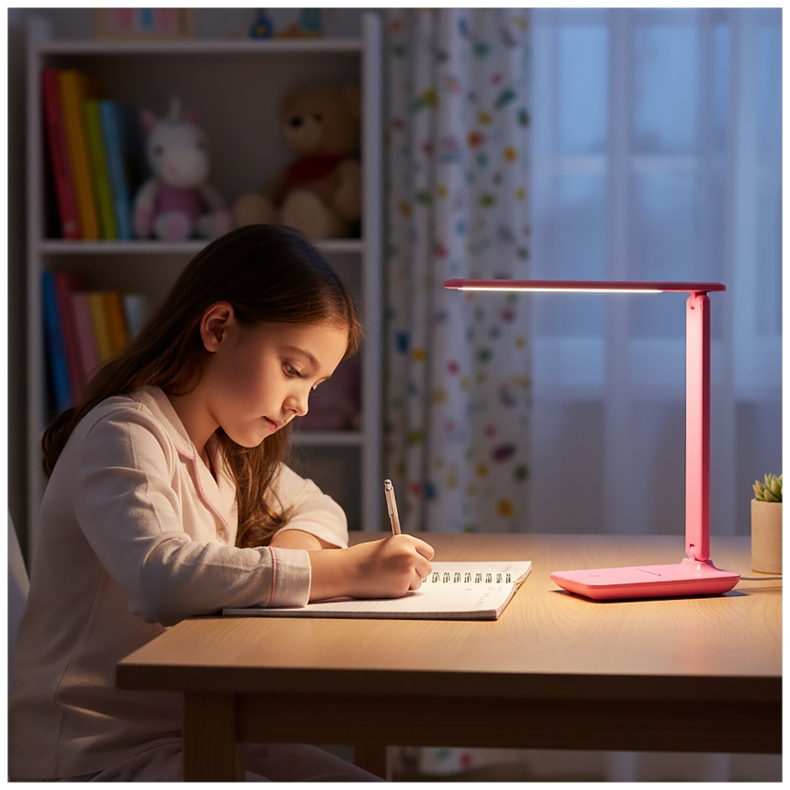 BRILAGI - LED regulējamā galda lampa MODO LED/7W/230V 3000/4000/6500K rozā