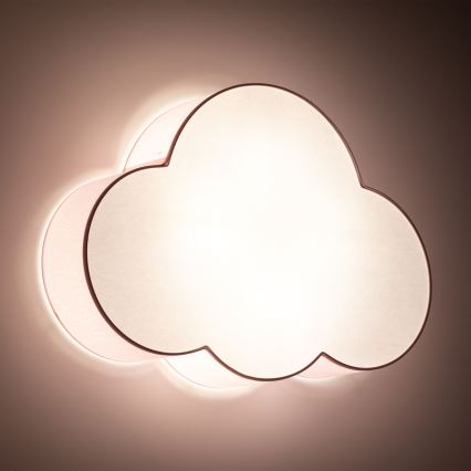 Brilagi - NIMBUS bērnu griestu lampa, 4xE27/15W/230V, rozā
