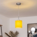 Brilagi - NUBILA LED lustra ar vadu, 1xE27/60W/230V, Ø 14 cm, dzeltena