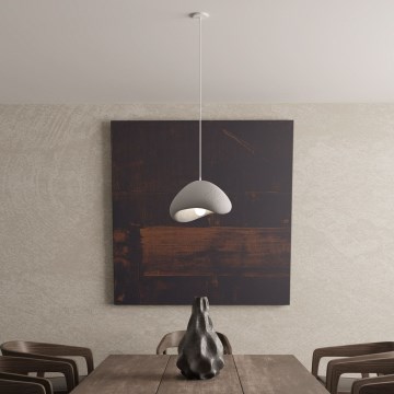 Brilagi - Pakaramā lampa ar kabeli WABI SABI 1xE27/40W/230V Ø 33 cm pelēka