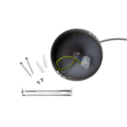 Brilagi - Pakaramā lampa ar kabeli WABI SABI 1xE27/40W/230V Ø 33 cm pelēka