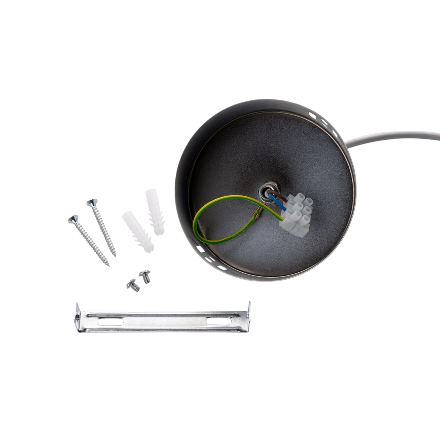 Brilagi - Pakaramā lampa ar kabeli WABI SABI 1xE27/40W/230V Ø 33 cm pelēka
