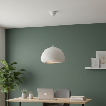 Brilagi - Pakaramā lampa ar kabeli WABI SABI 1xE27/40W/230V Ø 42 cm balta