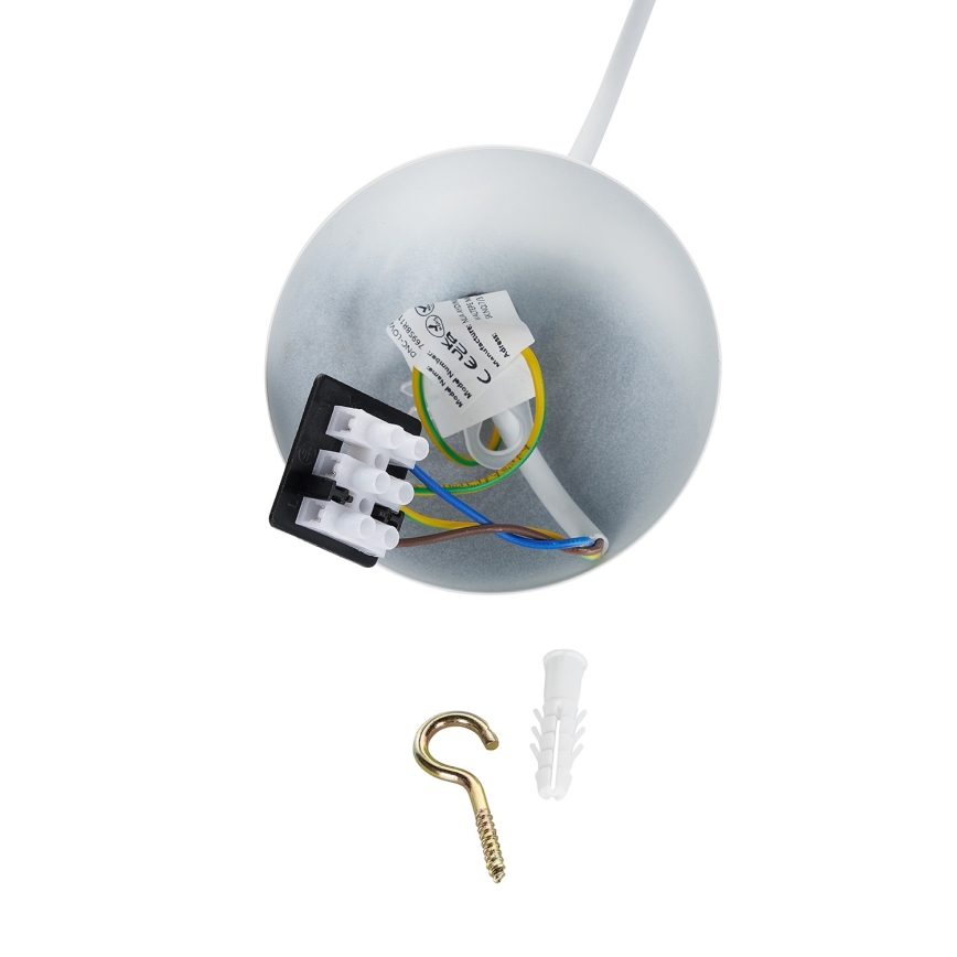 Brilagi - Pakaramā lampa ar kabeli WABI SABI 1xE27/40W/230V Ø 42 cm balta