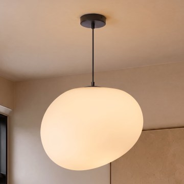 BRILAGI - Pakaramā lampa ar vadu PEBBLES 1xE27/40W/230V Ø 40 cm melna