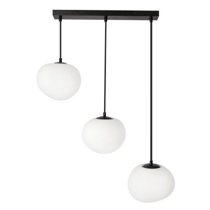 BRILAGI - Pakaramā lampa ar vadu PEBBLES 3xE27/40W/230V melna