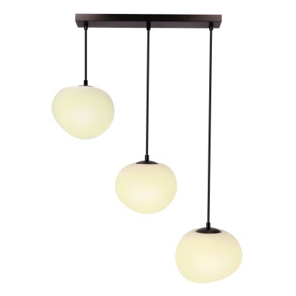BRILAGI - Pakaramā lampa ar vadu PEBBLES 3xE27/40W/230V melna