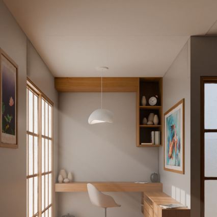 Brilagi - Pakaramā lampa ar vadu WABI SABI 1xE27/40W/230V balta