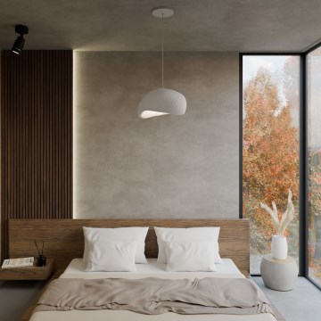 Brilagi - Pakaramā lampa ar vadu WABI SABI 1xE27/40W/230V diametrs 35 cm balta